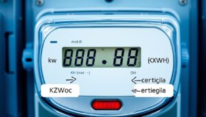 Porównanie jednostek kW i kWh na przykładzie licznika energii elektrycznej
