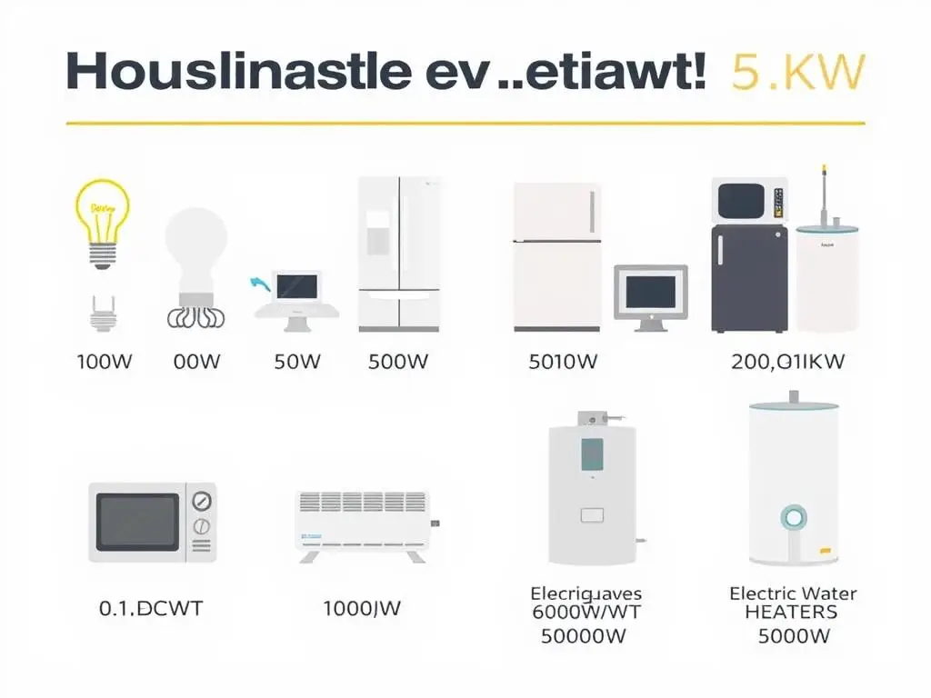 Porównanie urządzeń o różnej mocy - od 0,1 kW do 5 kW