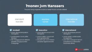 Różne rodzaje przelewów na poczcie - standardowy, ekspresowy i międzynarodowy