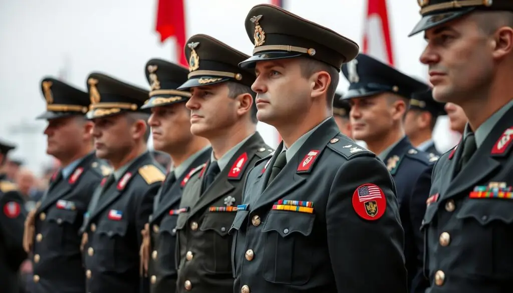 Grupa oficerów wojska polskiego - perspektywy kariery - ile zarabia oficer w wojsku