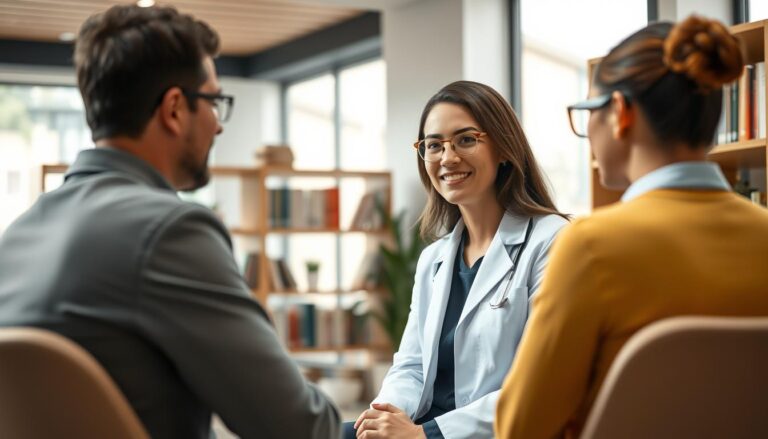 Psycholog podczas sesji terapeutycznej - ile zarabia psycholog w Polsce